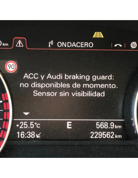 reparatie ACC en Braking Guard zijn niet beschikbaar