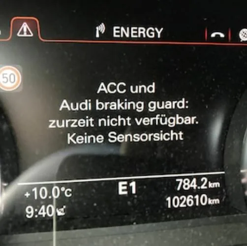 ACC und Braking Guard nicht verfügbar - Reparatur